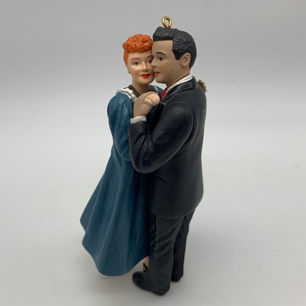 Vintage I Love Lucy Hallmark Lucy and Ricky 2000 Retro Christmas Ornament